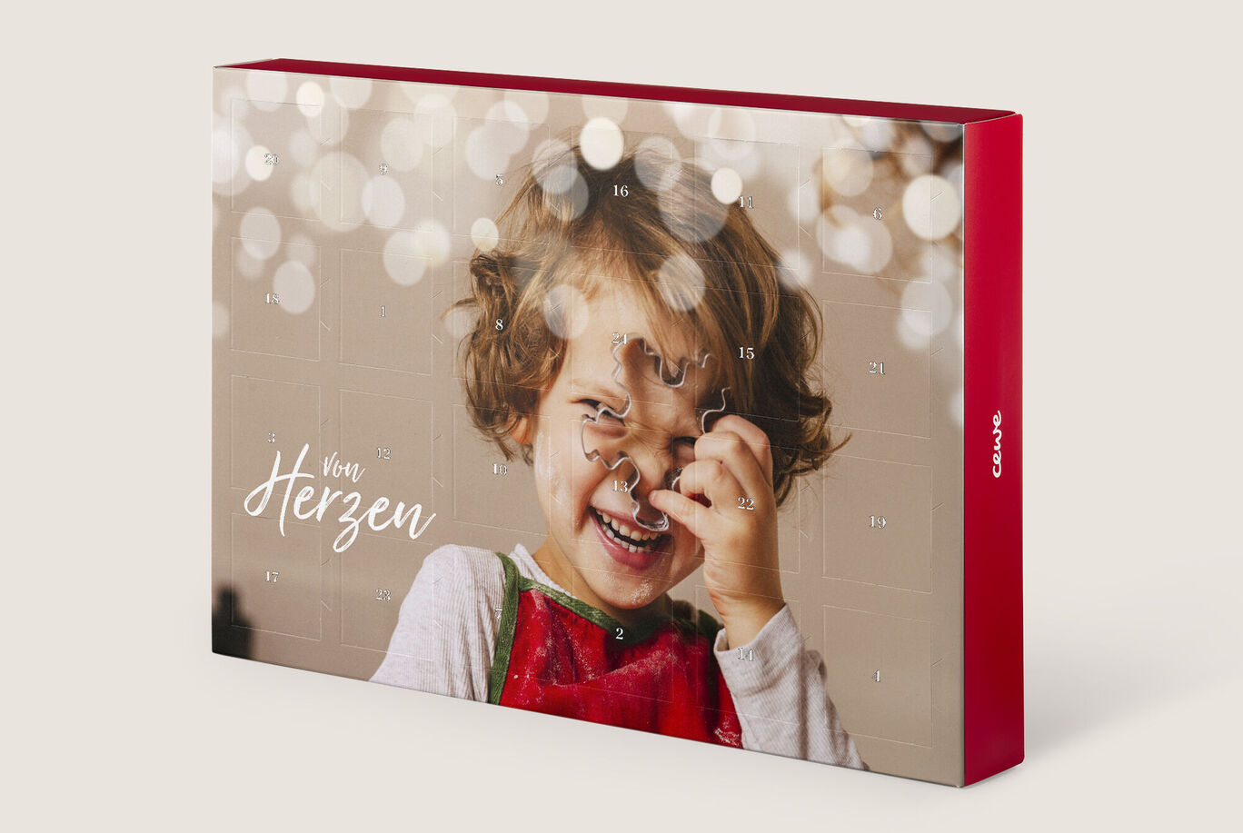 Adventskalender met hartverwarmend ontwerp voor voorpret